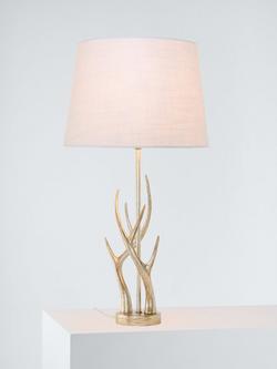 Laura Ashley Mulroy Antler Table Lamp, Champagne, Champagne