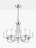 Laura Ashley Southwell 5 Arm Ceiling Light, Polished Nickel