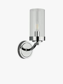 Laura Ashley Joseph Single Wall Light - view 2, Polished Chrome