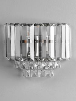 Laura Ashley Vienna Crystal Wall Light - view 2, Clear/Polished Chrome