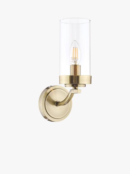 Laura Ashley Joseph Single Wall Light - view 2, Antique Brass