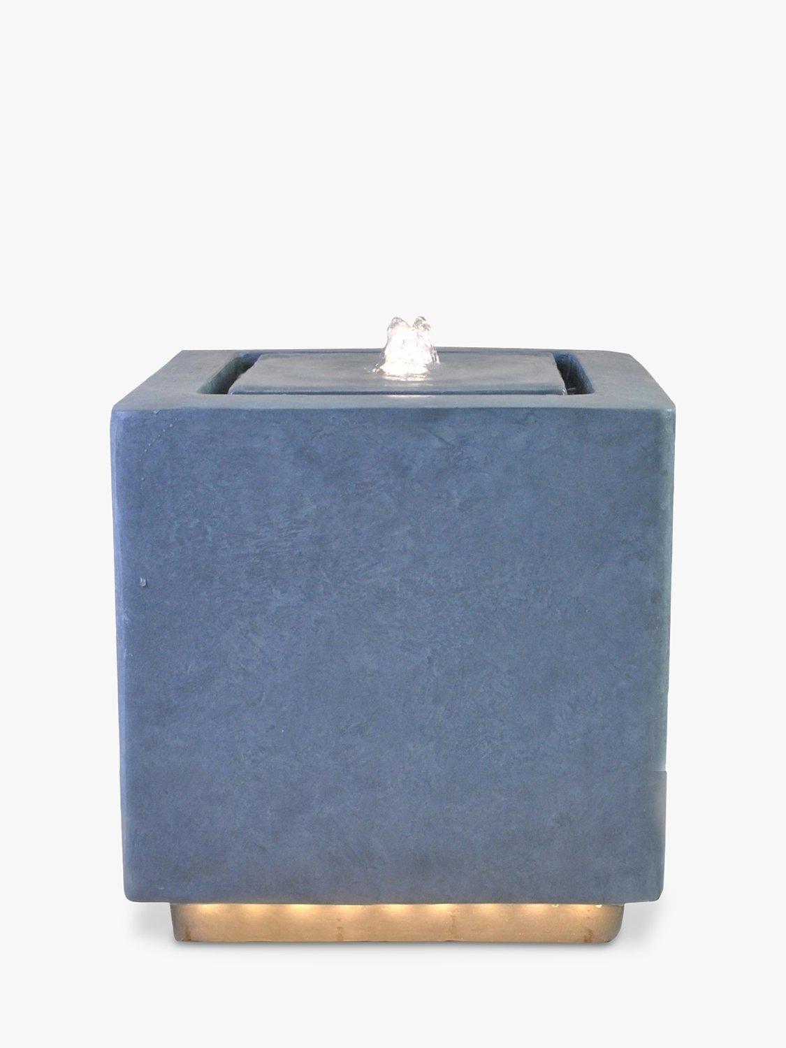Ivyline Outdoor Elite Cube LED Light Garden Water Feature