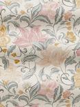 John Lewis Lydia Floral Vinyl Wallpaper, Turmeric