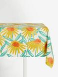 John Lewis Sunflowers PVC Tablecloth Fabric, Saffron