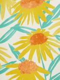 John Lewis Sunflowers PVC Tablecloth Fabric, Saffron