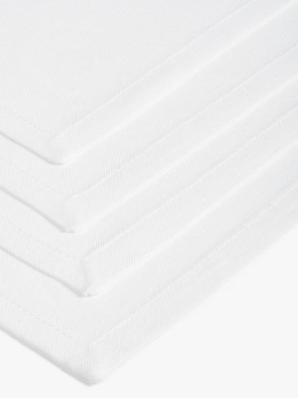John Lewis ANYDAY Cotton Napkins, Set of 4, White