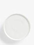 John Lewis Porcelain Cake Stand, 27cm, White