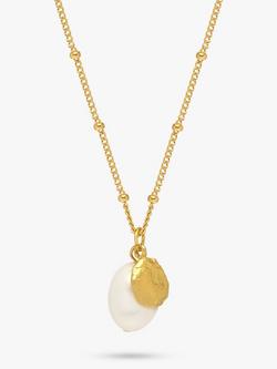 Estella Bartlett The Edit Coin & Pearl Necklace, Gold, Gold