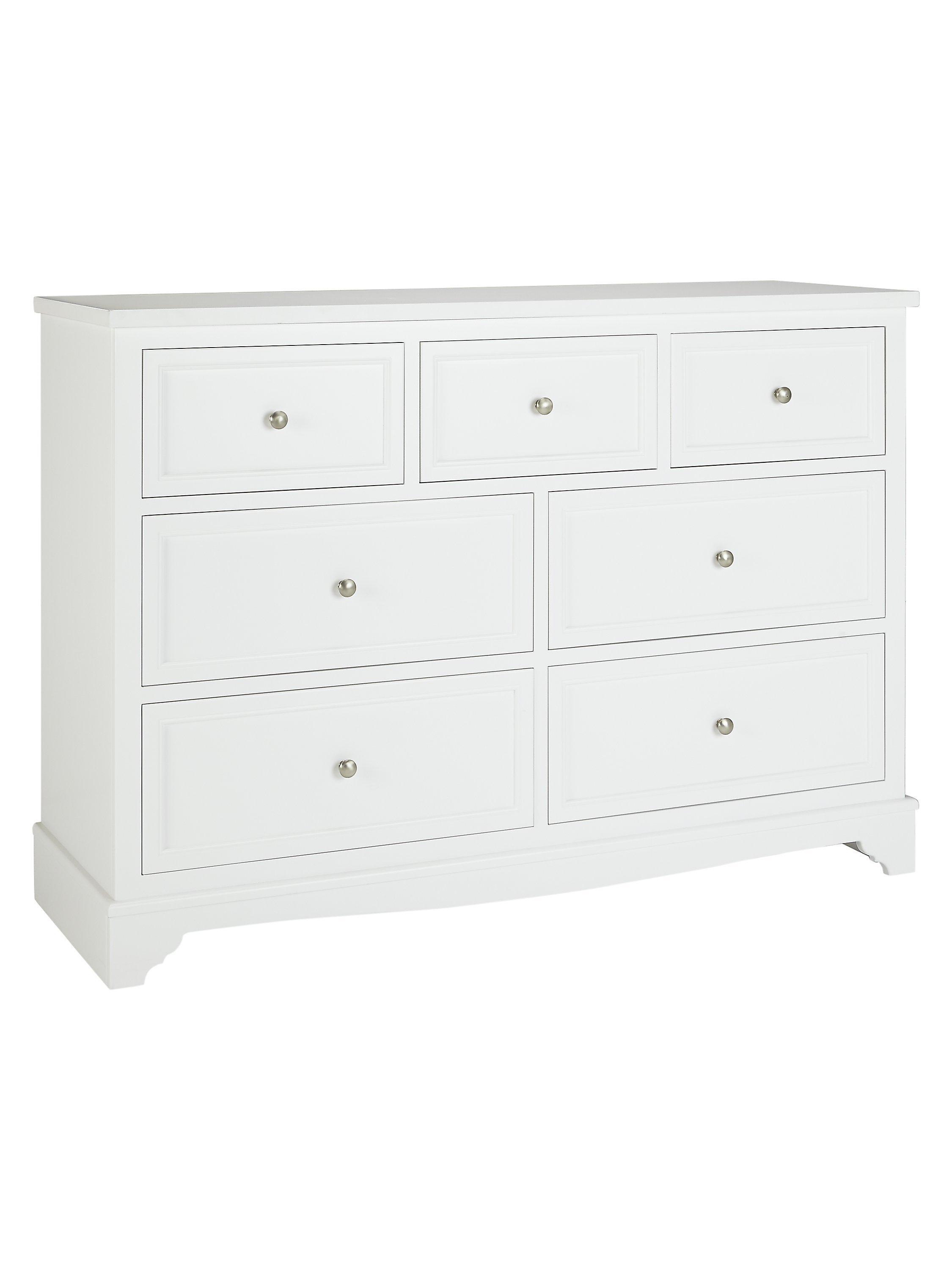 John Lewis St Ives 7 Drawer Chest, White