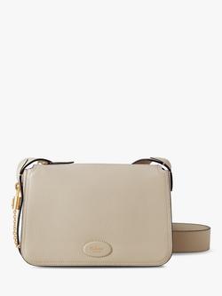 Mulberry Billie Small Classic Grain Leather Cross Body Bag, Chalk