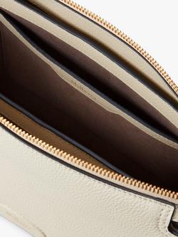 Mulberry Billie Small Classic Grain Leather Cross Body Bag - view 2, Chalk