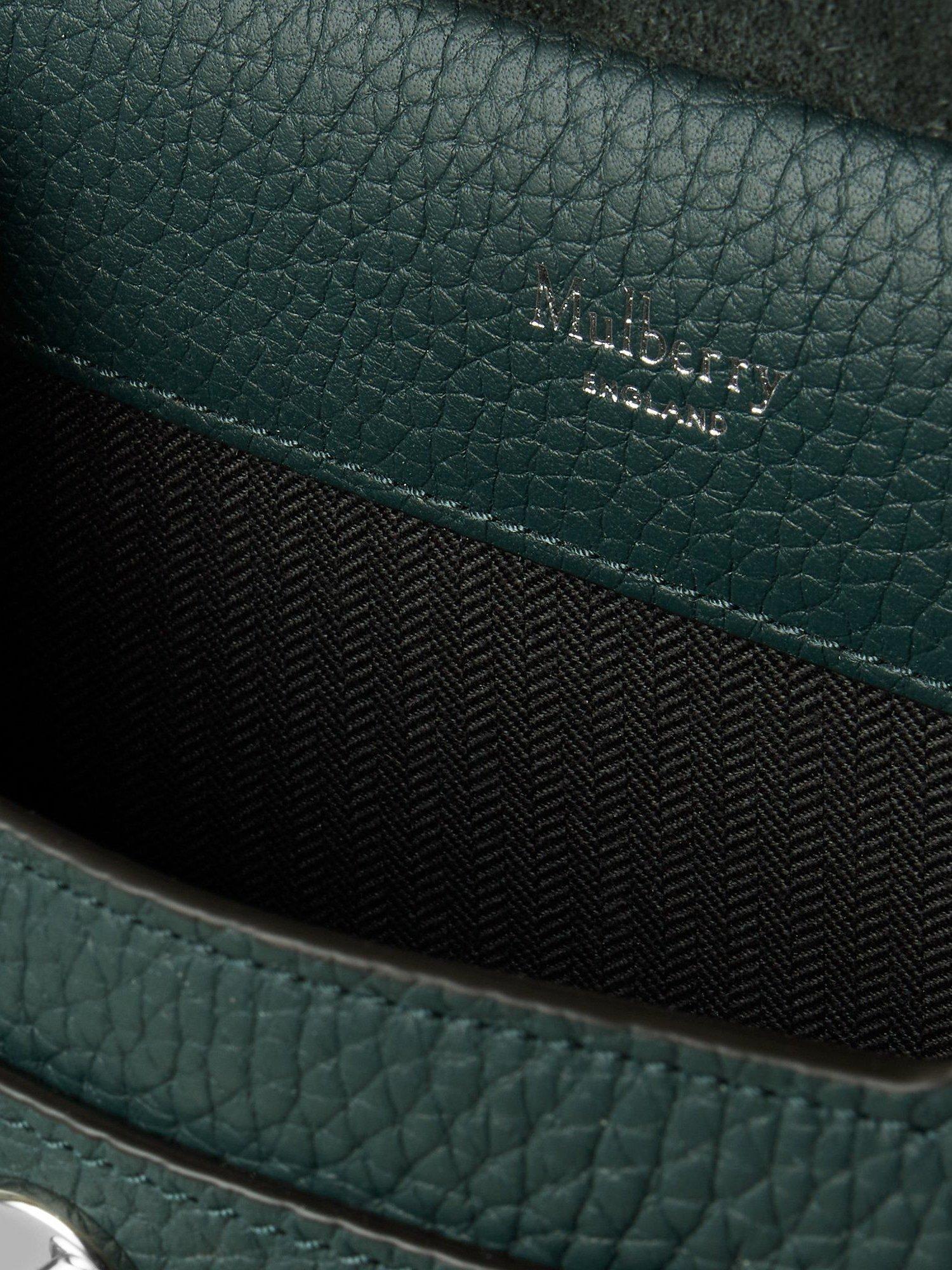 Product image 5 of 6, which shows Mulberry Small Antony Heavy Grain Leather Satchel, Mulberry Green
