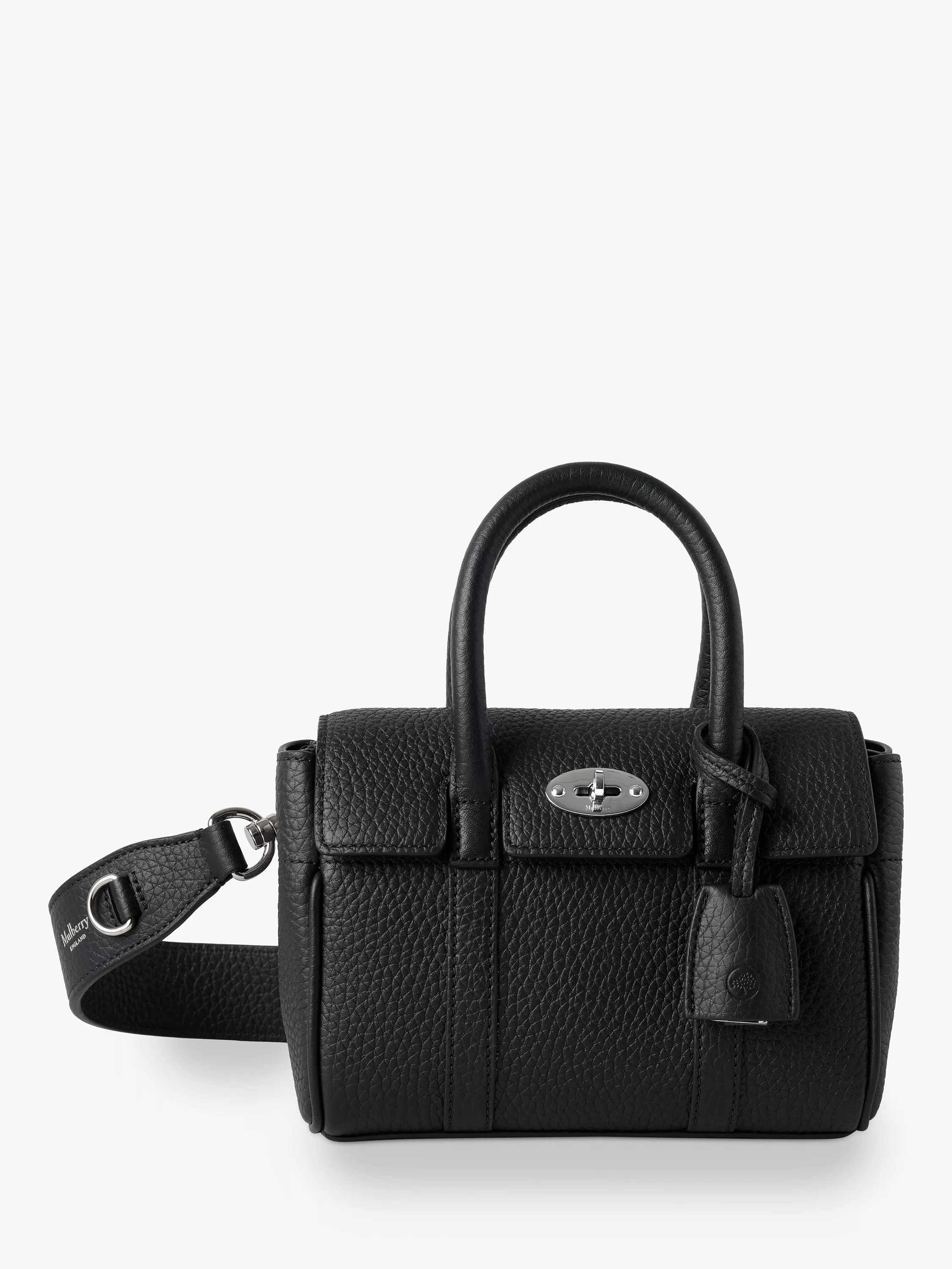 Mulberry Mini Bayswater Heavy Grain Leather Tote Bag