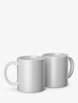 Cricut Blank Mug, Set of 2, White, 340ml, White