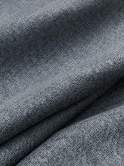 John Lewis Soft Weave Plain Fabric, Steel, Price Band A - view 2, Soft Weave Steel