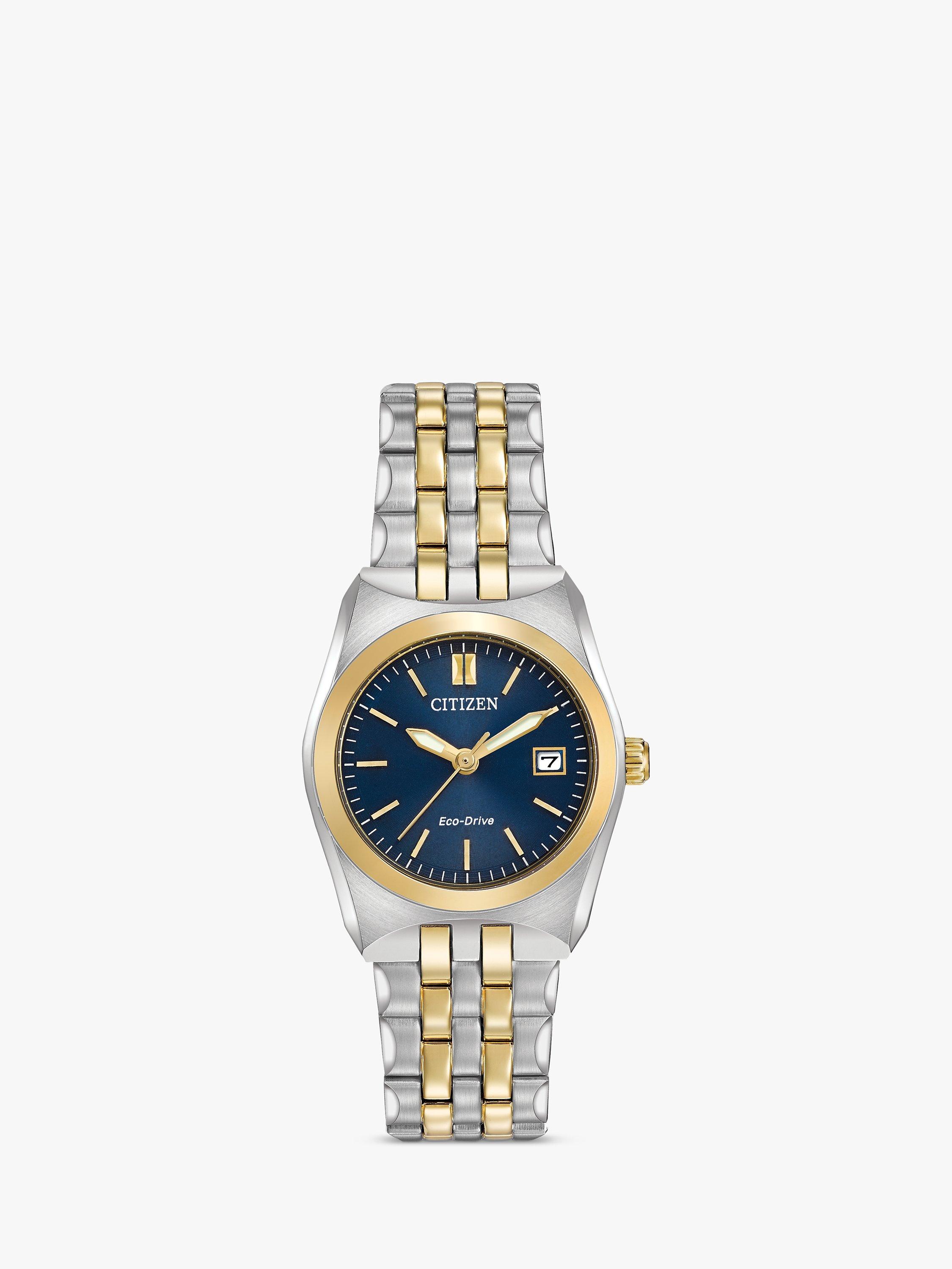 Citizen eco drive watch gold and silver sale