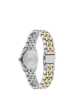 Citizen EW2294-53L Women's Eco-Drive Date Two Tone Bracelet Strap Watch, Gold/Silver/Blue - view 2, Gold/Silver/Blue