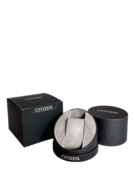 Citizen BM8240-11A Men's Eco-Drive Date Leather Strap Watch, Black/White - view 2, Black/White