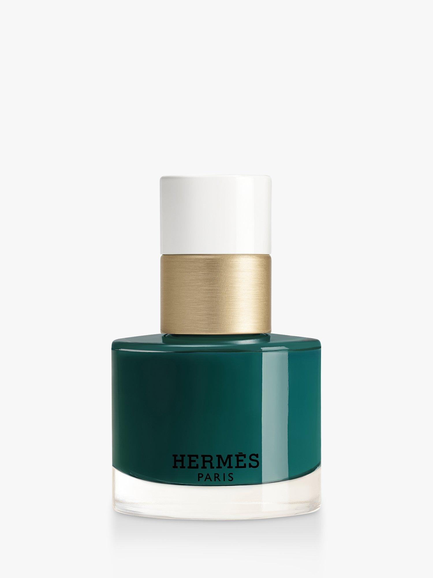 Product image 1 of 7, which shows Hermès Les Mains Hermès Nail Enamel, 91 Vert Ecossais