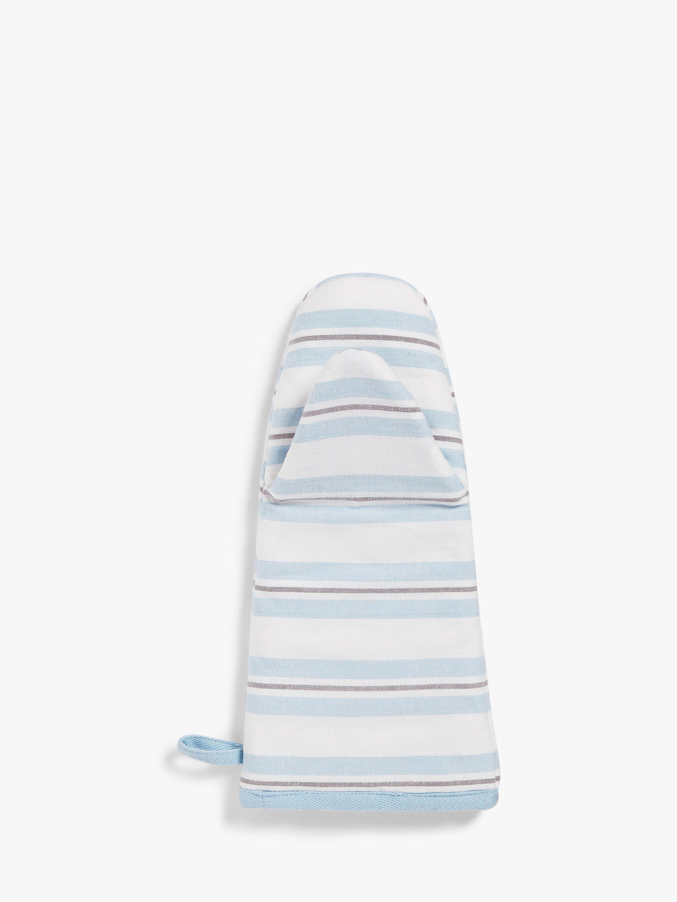 John Lewis Coastal Oven Mitt, Blue