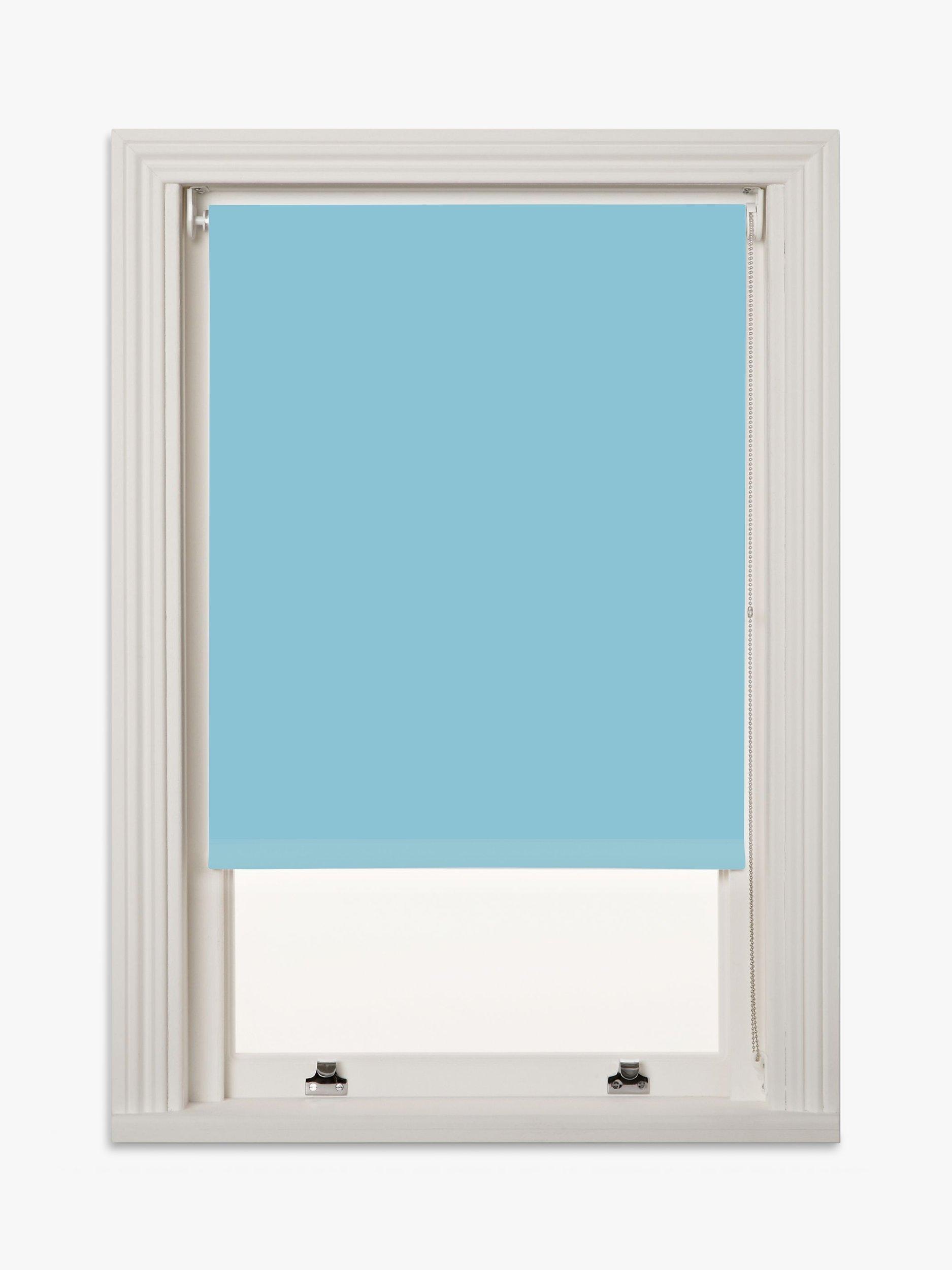 John Lewis Blinds Studio Made to Measure Blackout Roller Blind, Haze Blue