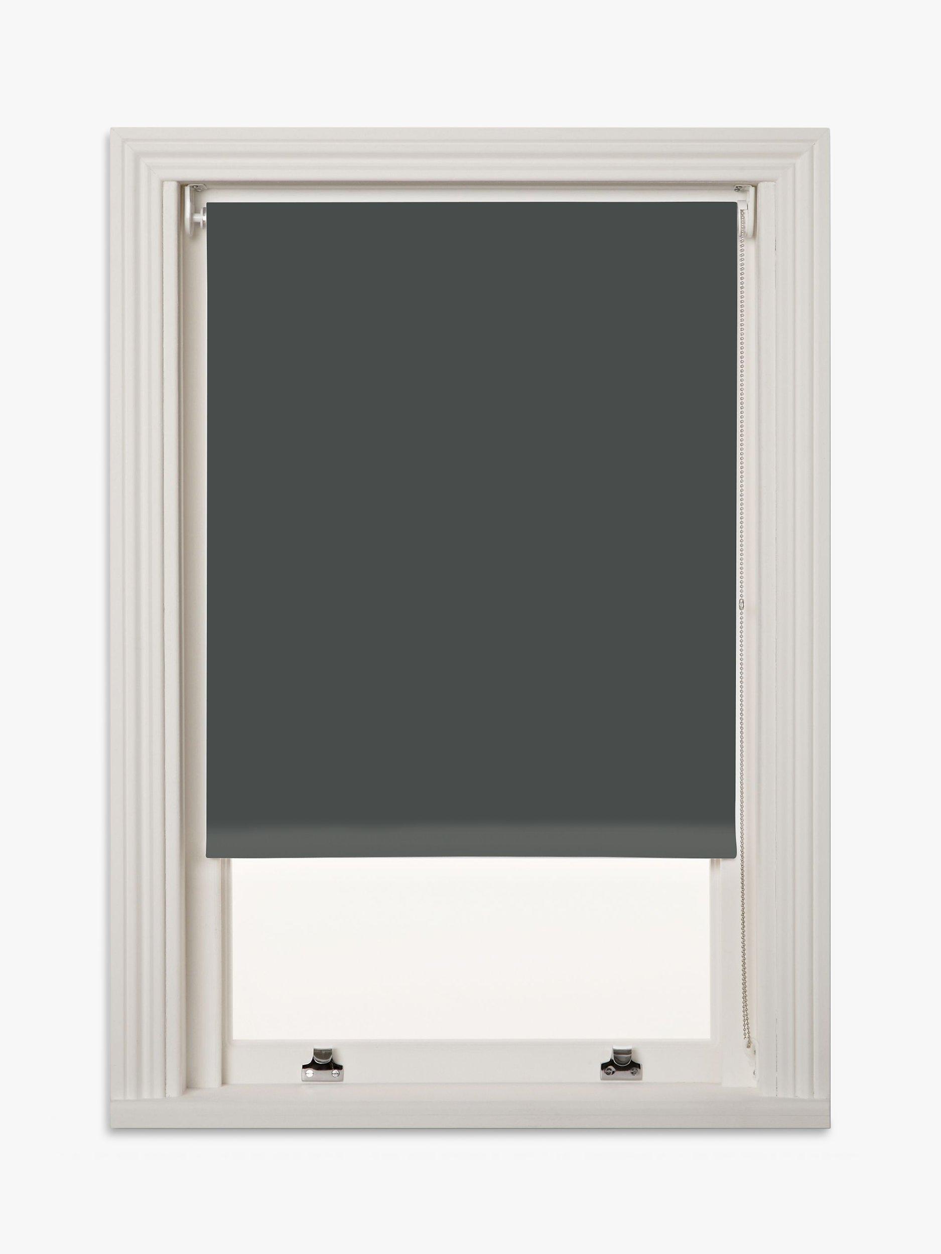 John Lewis Blinds Studio Made to Measure Blackout Roller Blind, Black