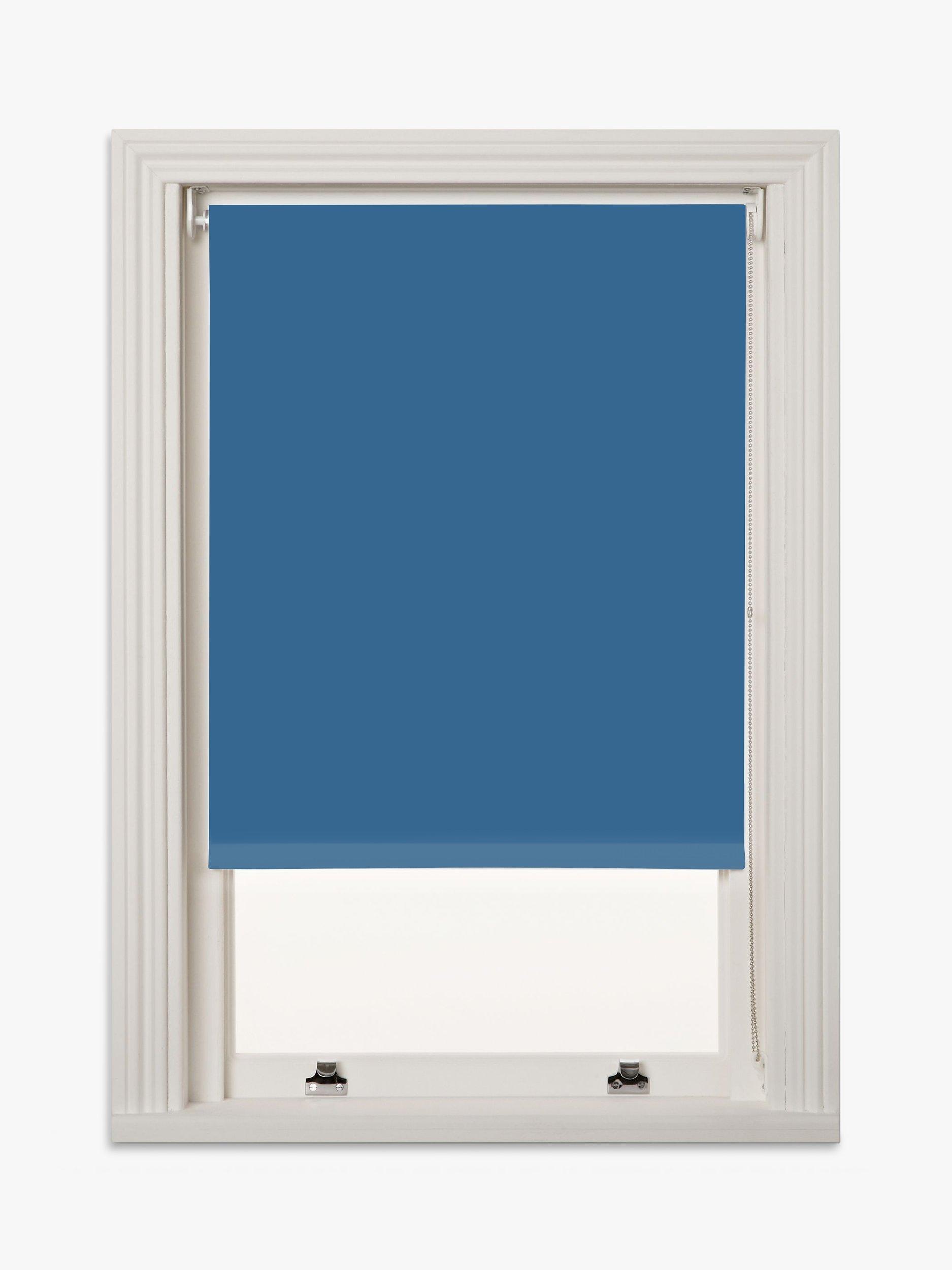 John Lewis Blinds Studio Made to Measure Blackout Roller Blind, Azul