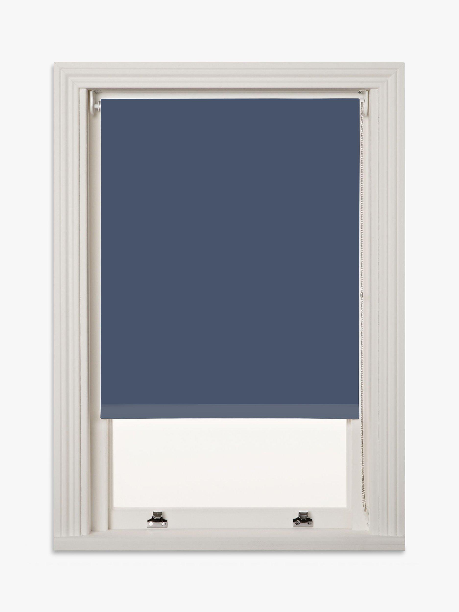 John Lewis Blinds Studio Made to Measure Blackout Roller Blind, Navy
