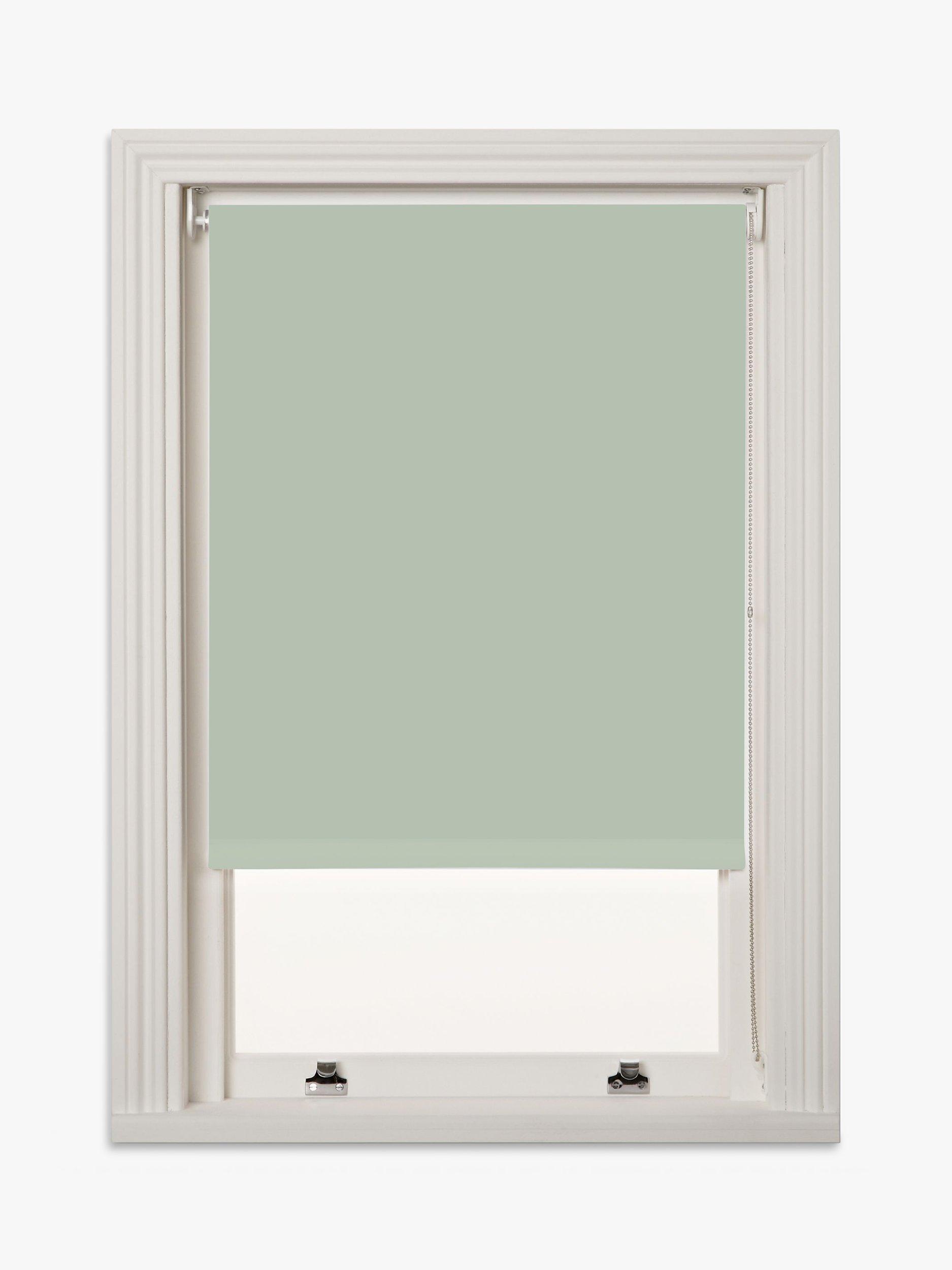 John Lewis Blinds Studio Made to Measure Blackout Roller Blind, Lichen