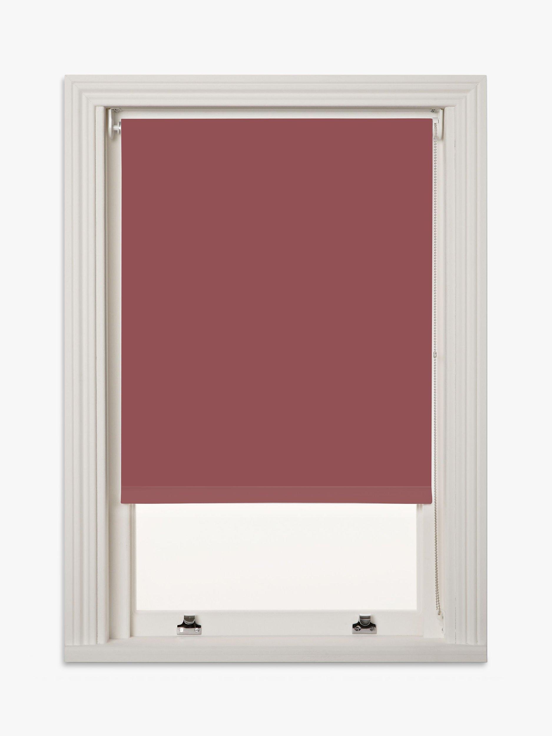 John Lewis Blinds Studio Made to Measure Blackout Roller Blind, Rosehip