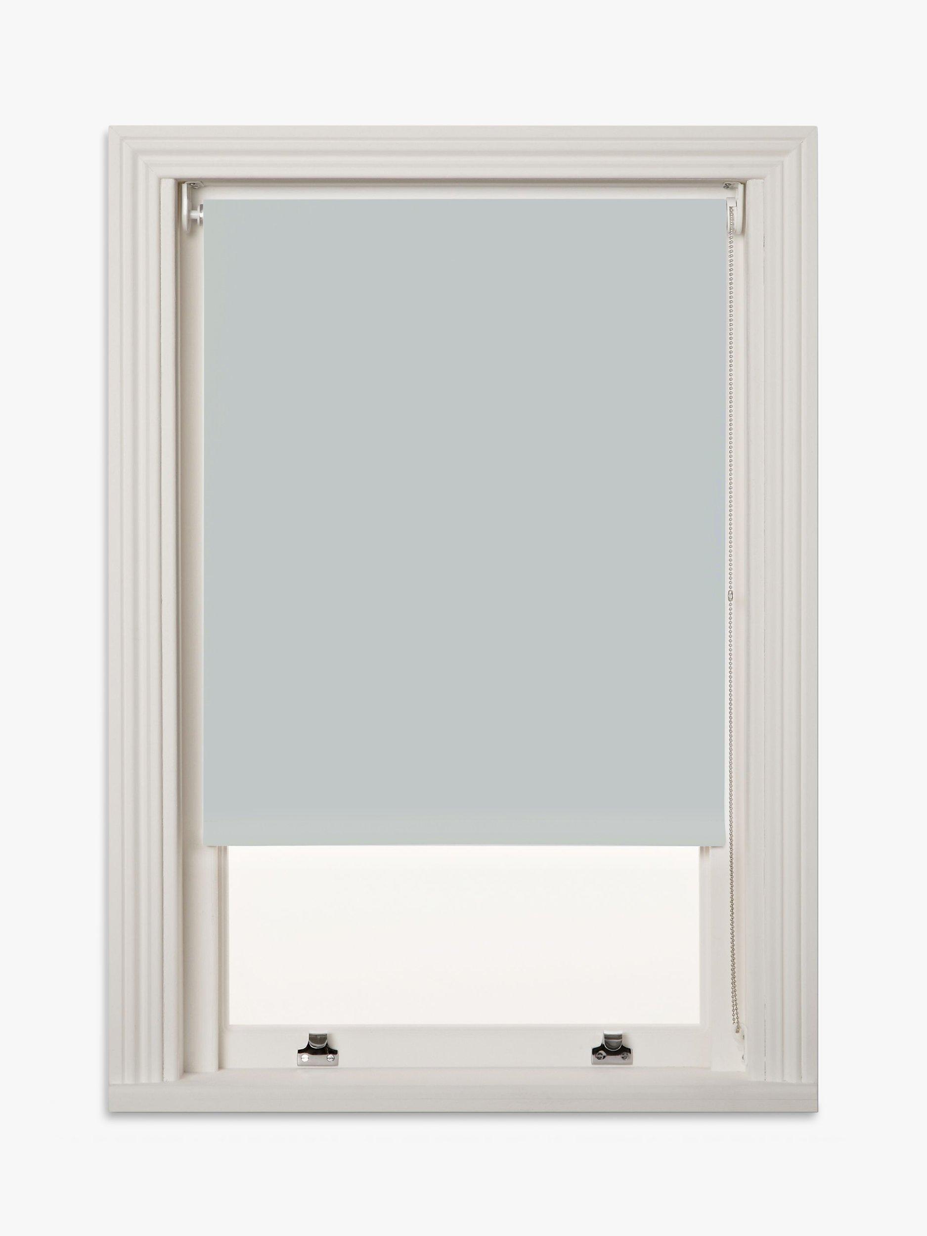 John Lewis Blinds Studio Made to Measure Blackout Roller Blind, Pale Grey