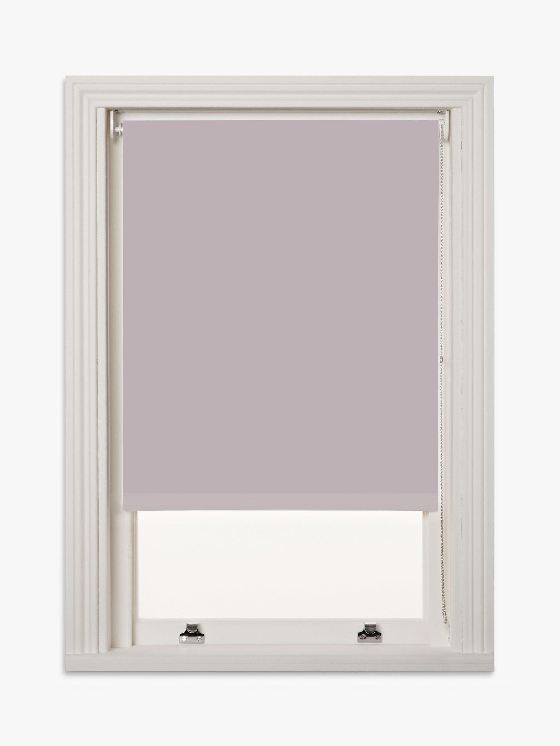 John Lewis Blinds Studio Made to Measure Blackout Roller Blind, Pale Heather