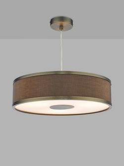 Där Alvaro Diffuser Ceiling Light, Small, Warm Grey/Antique Brass