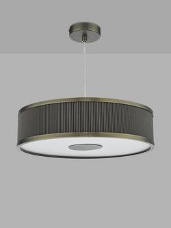 Där Alvaro Diffuser Ceiling Light, Small - view 2, Warm Grey/Antique Brass