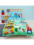 LEGO Reversible Pure Cotton Duvet Cover and Pillowcase Set