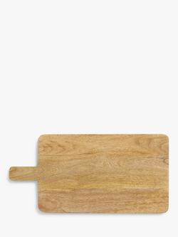 John Lewis Rectangular Serving Board, FSC-Certified (Mango Wood), Natural - view 2, Natural