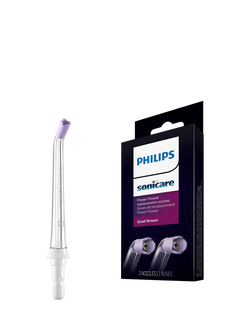 Philips Sonicare HX3062/00 Power Flosser Quad Stream Nozzle, Pack of 2, White