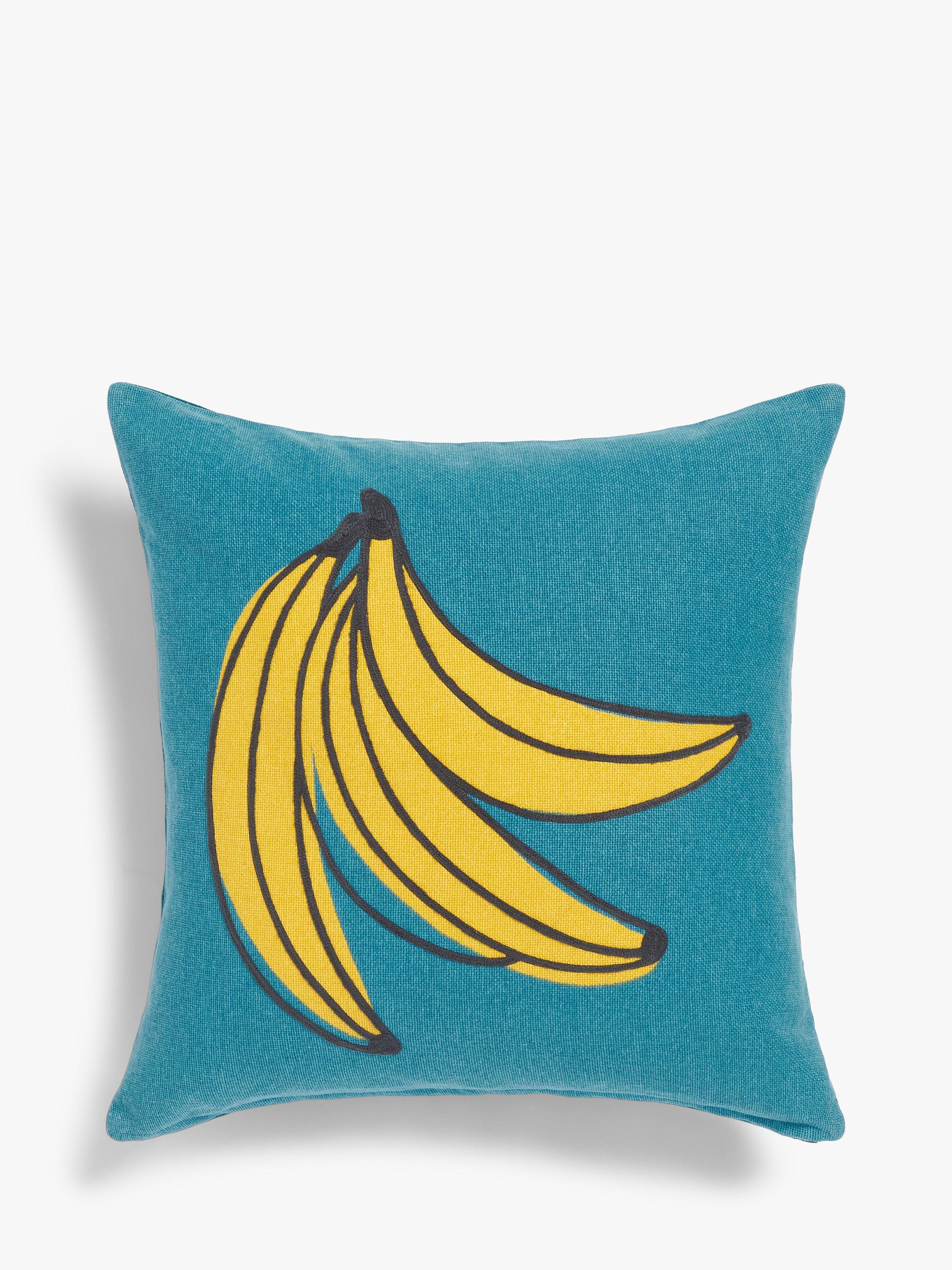 John Lewis ANYDAY Banana Bunch Cushion, Fjord