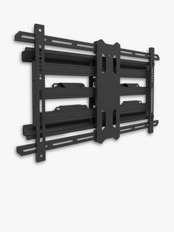 AVF MB6713 Outdoor Multi Position Wall Mount for TVs 55" to 80", for Solid Walls, Black - view 2, Black