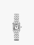 Sekonda Women's Octagonal Bracelet Strap Watch, Silver/White 40143.27