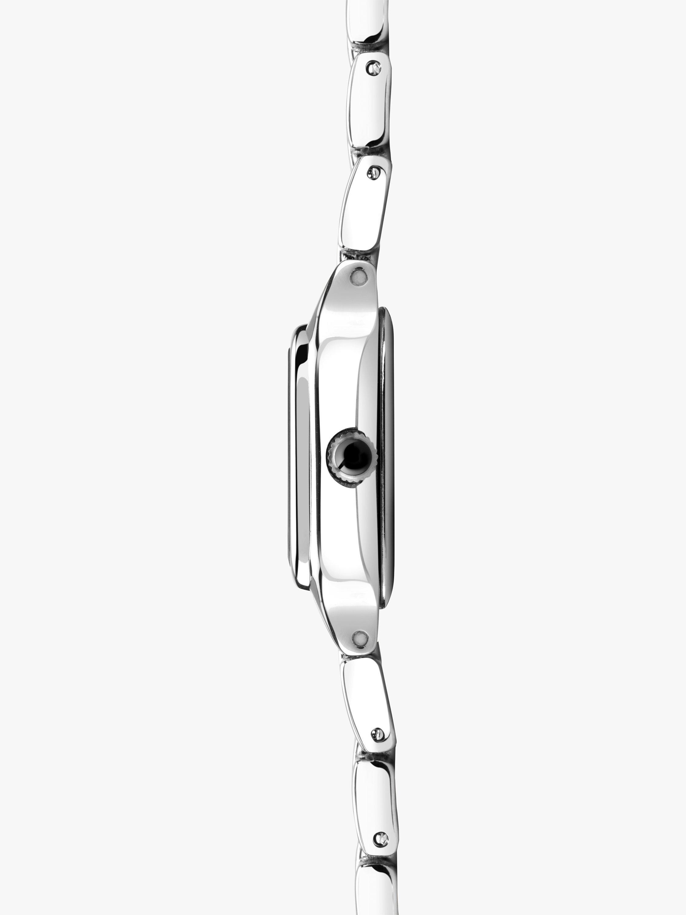 Product image 2 of 3, which shows Sekonda Women's Octagonal Bracelet Strap Watch, Silver/White 40143.27
