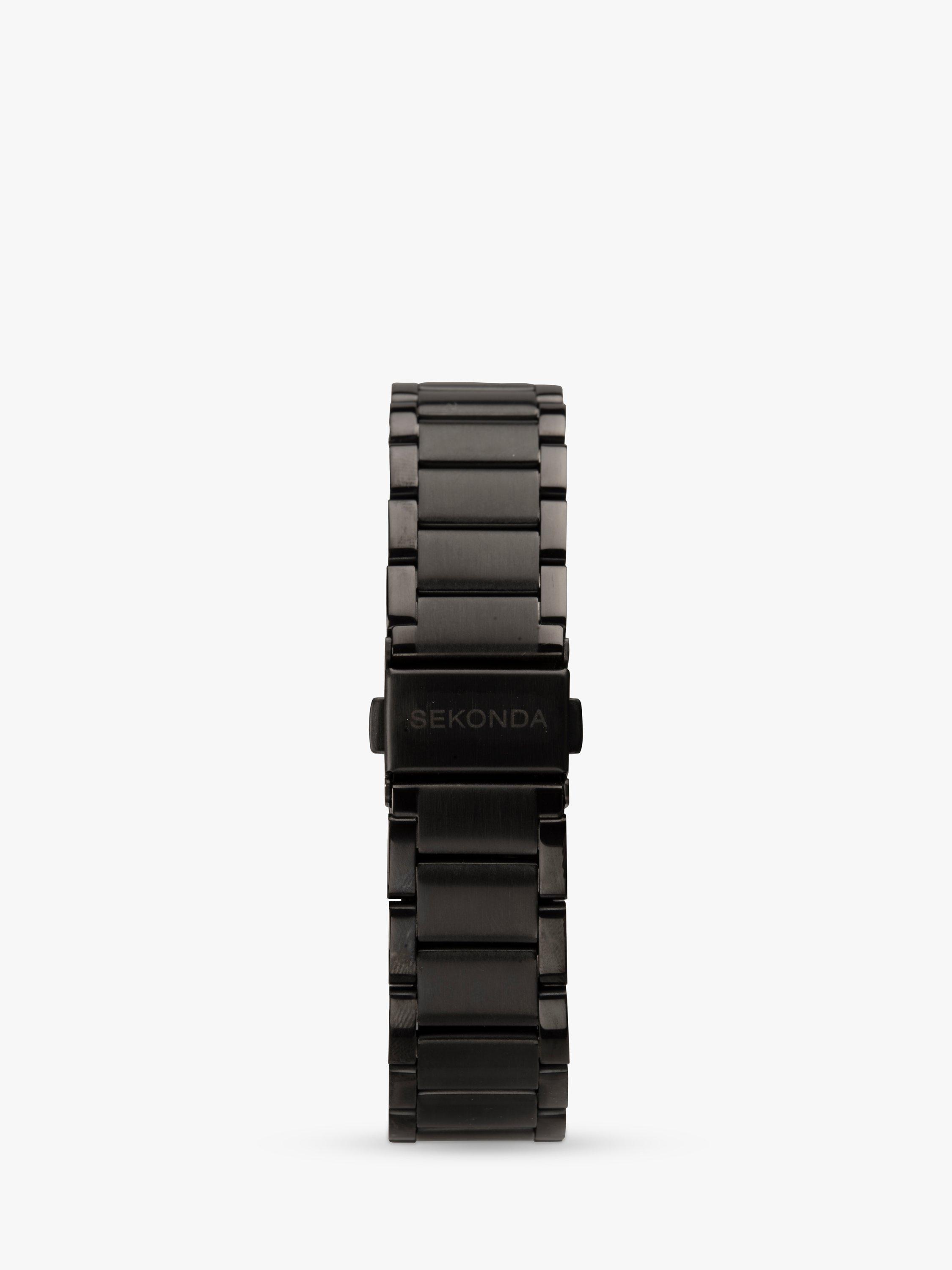 Sekonda Men s Date Bracelet Strap Watch Gunmetal Grey Black 1934.27