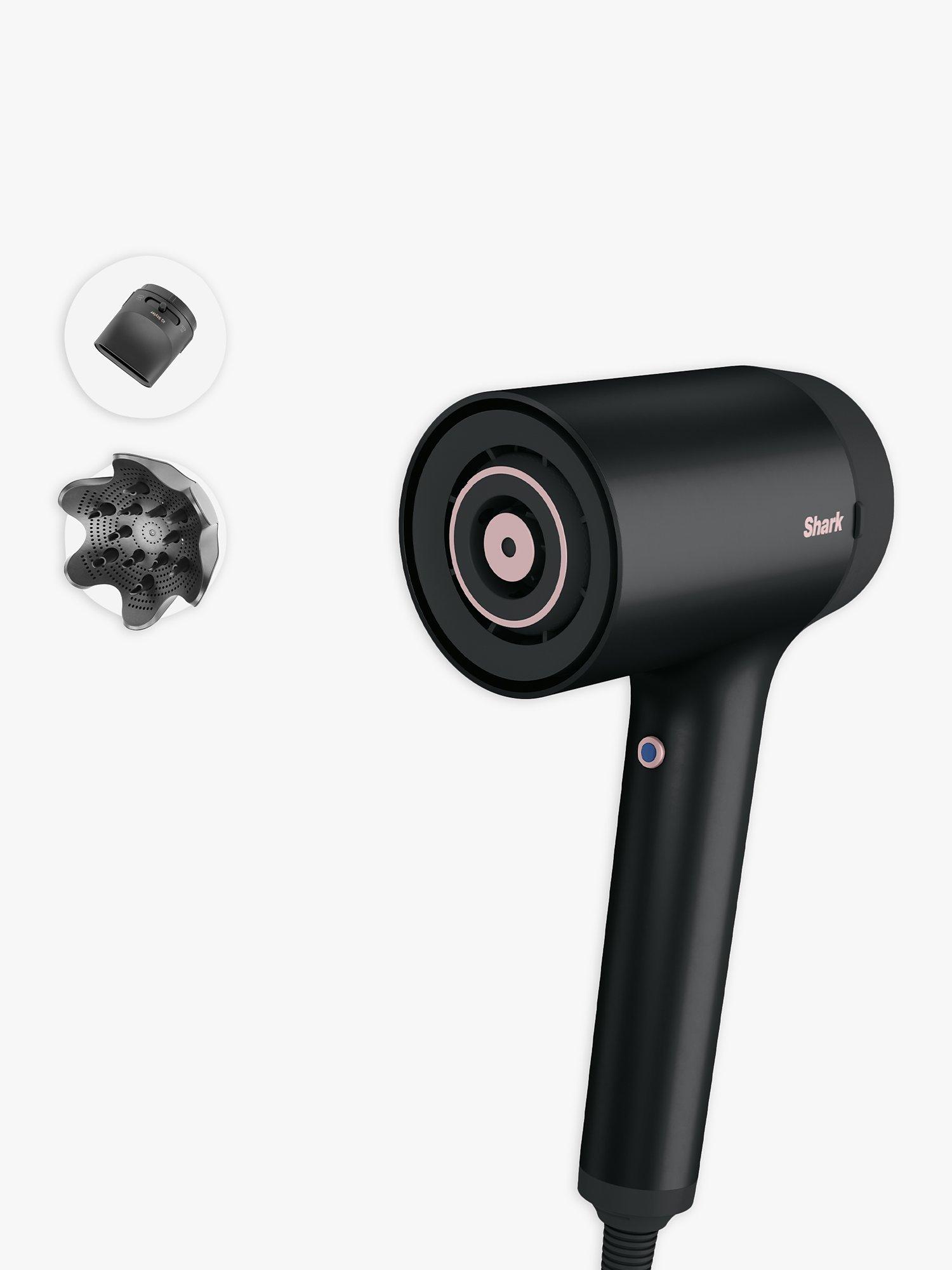 Shark HD110UK STYLE iQ Ionic Hair Dryer & Styler, Black/Rose Gold