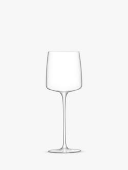 LSA International Metropolitan White Wine Glass, Set of 4, 350ml, Clear, Clear