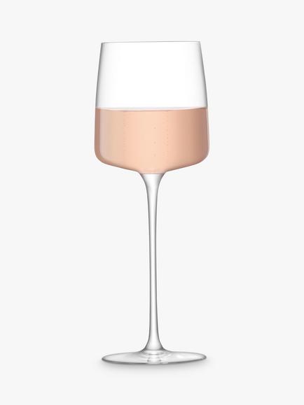 LSA International Metropolitan White Wine Glass, Set of 4, 350ml, Clear - view 2, Clear