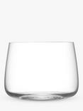 LSA International Metropolitan Stemless Wine Glass Tumbler, Set of 4, 360ml, Clear