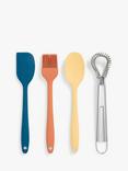 John Lewis ANYDAY Silicone Baking Utensils, Set of 4