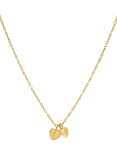 Dinny Hall Bijou Folded Hearts Pendant Necklace, Gold