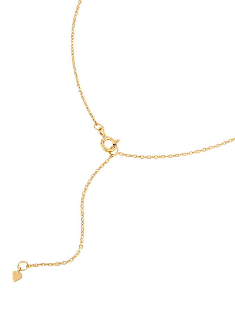 Product image 3 of 6, which shows Dinny Hall Bijou Folded Hearts Pendant Necklace, Gold