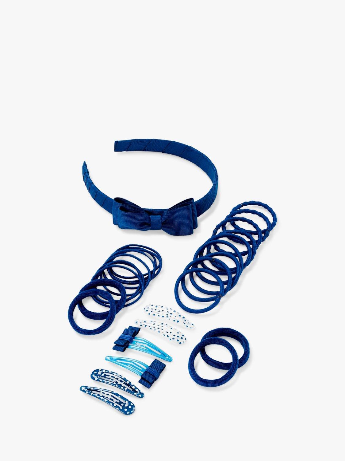Small Stuff Kids' Hair Accessory Set, 27 Piece, Navy